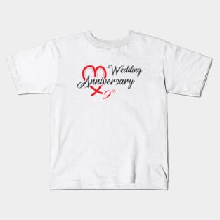 9th Wedding anniversary Kids T-Shirt